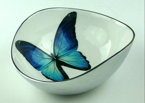 BUTTERFLY round bowl -25x20cm