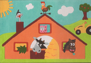 Arte Espina Kids rug-Farm