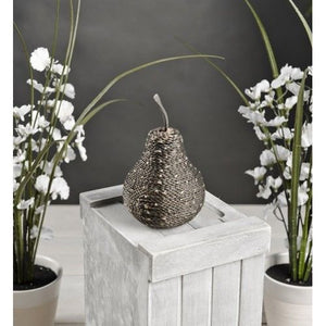 Iron & Copper metal Pear by Petti Rossi.Suitable for in or outside.