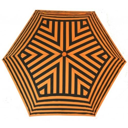 Vibrant black & colour stripe folding umbrella by Soake-choice 4 colours