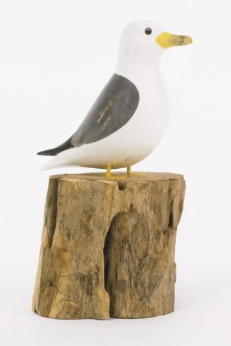 Archipelago Fair Trade wooden bird -D353 -Small Seagull