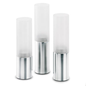 FARO stainless steel tea light holders from BLOMUS.Set of 3 or individual.