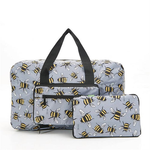 ECO CHIC Foldaway /expandable cabin approved  holdall-Grey Bee