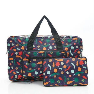 ECO CHIC Foldaway /expandable cabin approved  holdall-Purple peppers