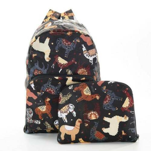 Eco Chic backpacks - Black Llama
