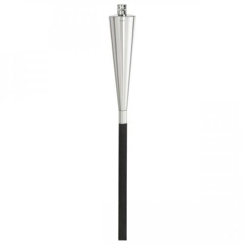 Blomus ORCHUS polished or matt  Stainless steel Garden Torch. Wooden spike.