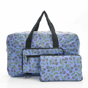 ECO CHIC Foldaway /expandable cabin approved  holdall-Purple Thistle
