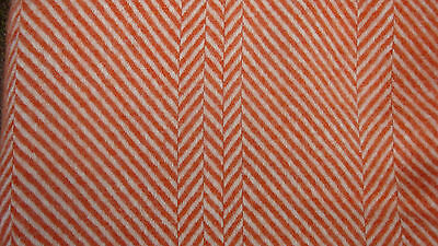 Shetland chevron 100% wool throw from Cotswold woollen Weavers-Coral