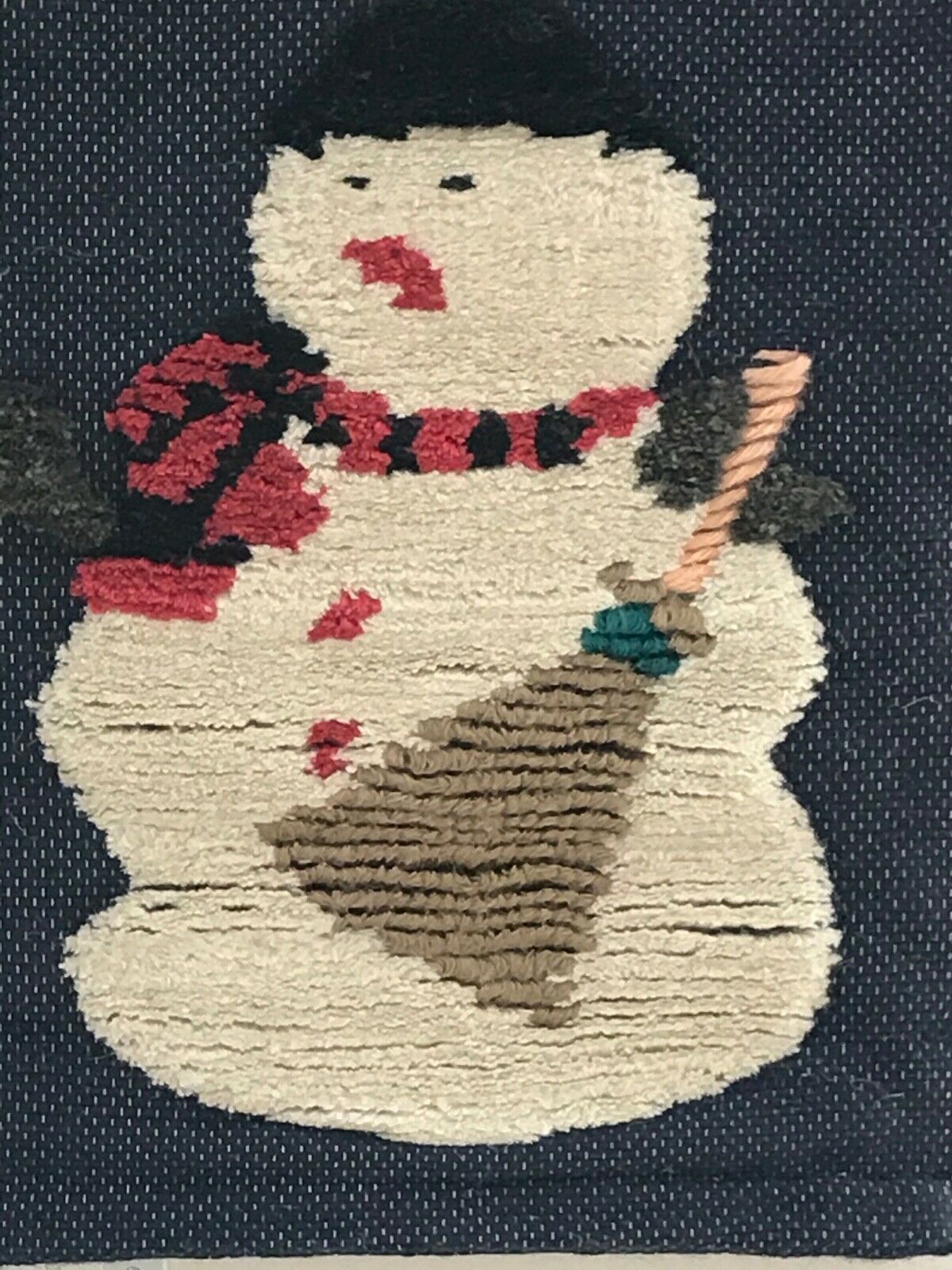 Sage Green Design -SNOWMAN. Navy -40x60cm