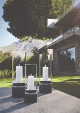 PIEDRA Windproof Candle holder by BLOMUS, Choice 4 sizes.Suitable for outdoors.