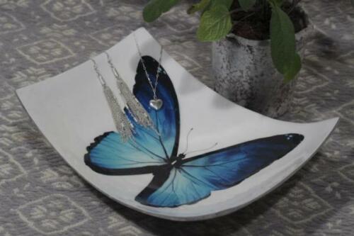 BUTTERFLY rectangular bowl - 28x19cm